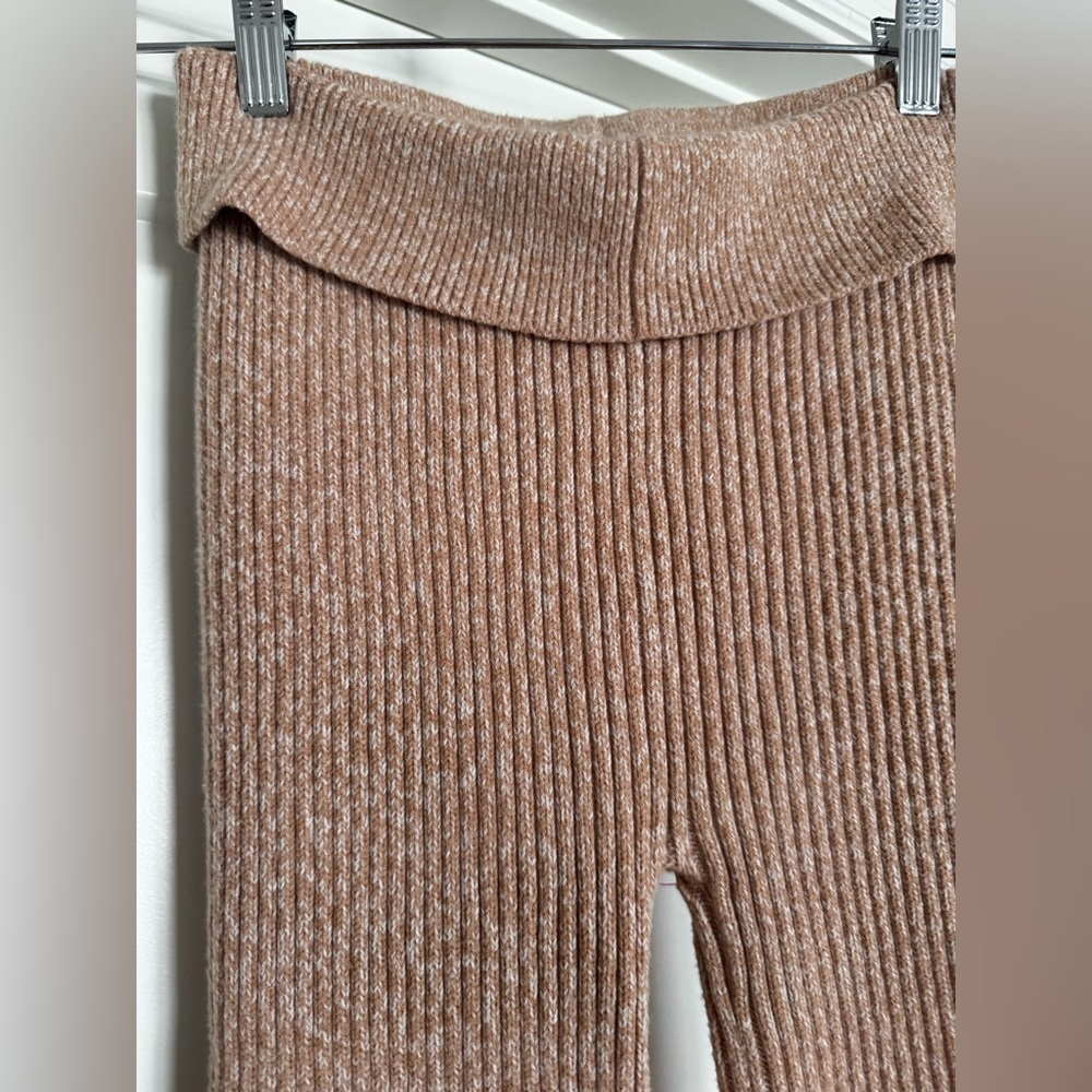 Aerie foldover ribbed  sweater leggings size small - Picture 3 of 5